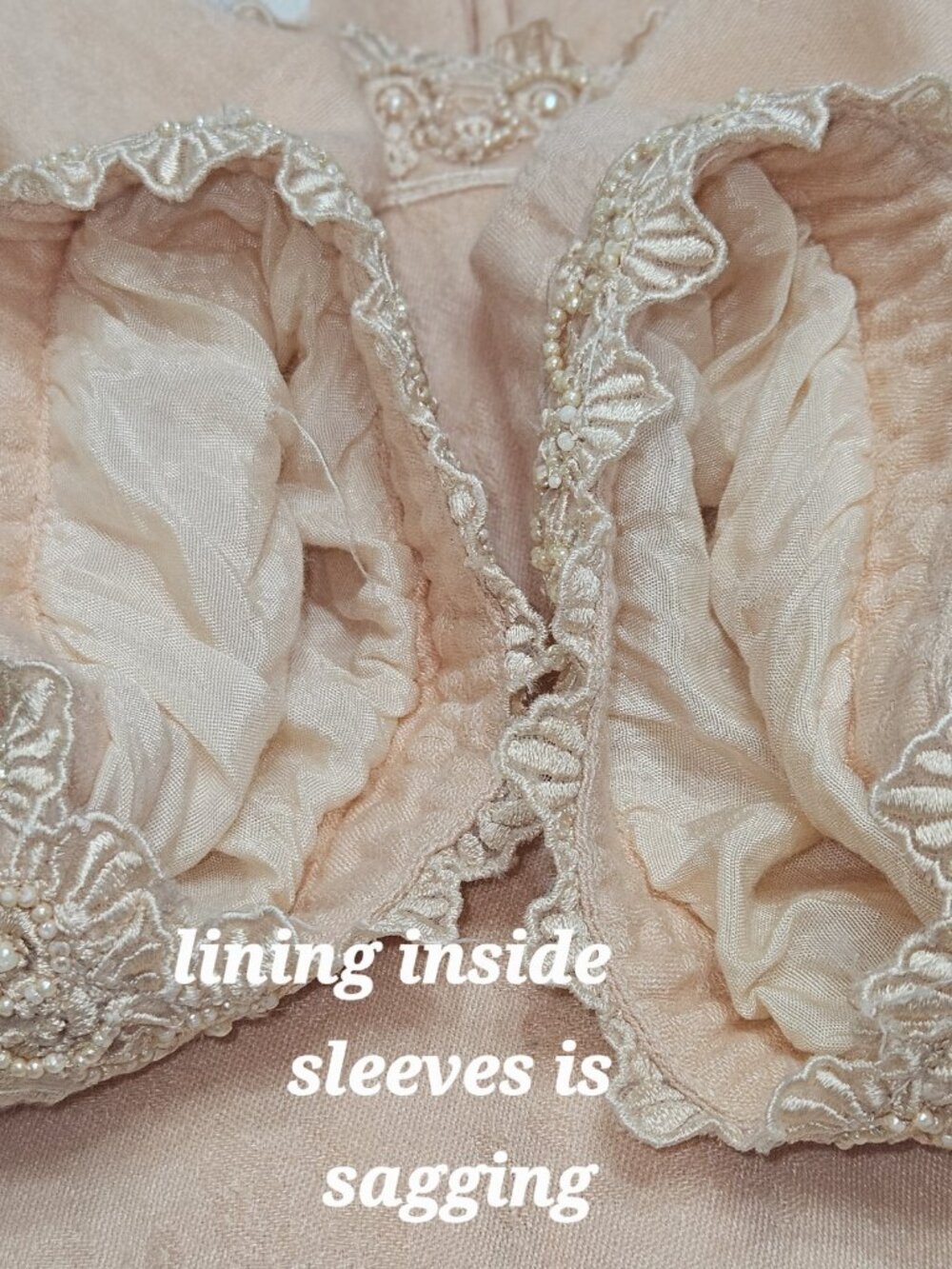 Vintage 90s Sarah Elizabeth Blush Pink Floral Lace Prairie Maxi Dress M/L - Picture 7 of 11